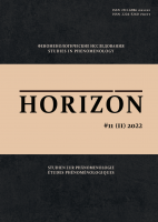 Horizon. Феноменологические исследования. Том 11 (2) 2022